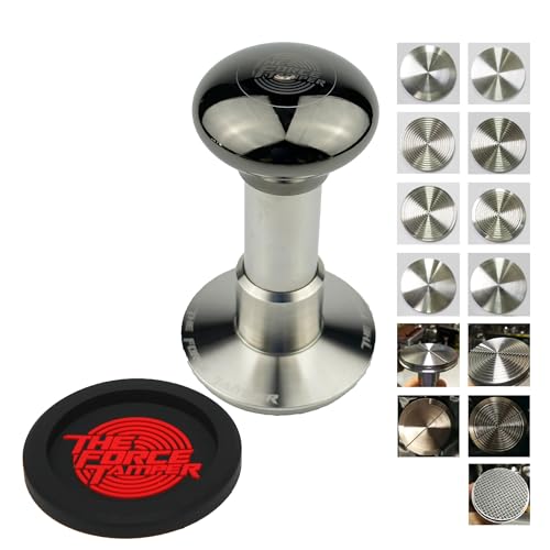 58.35mm Full Set Black Mirror Jellyfish AL Handle Coffee Tamper
