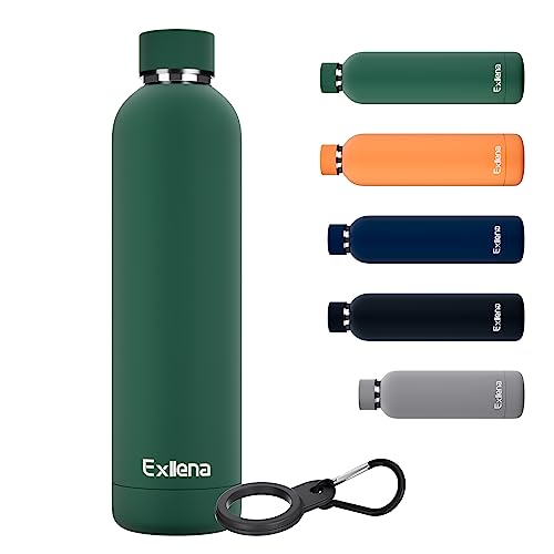 Slim Insulated Water Bottles for Travel 32oz with Clip