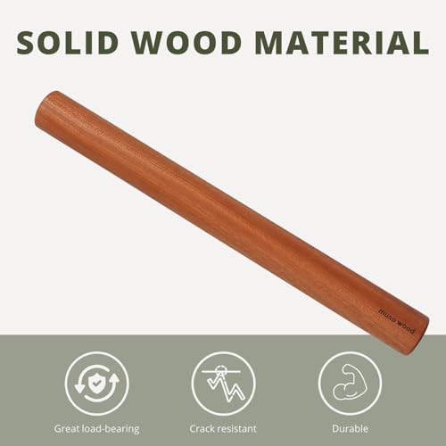 Sapele Dowel Rolling Pin for Baking