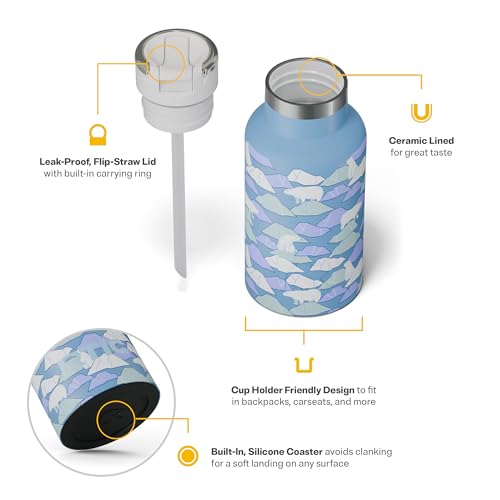Little Journey Water Bottle with Straw