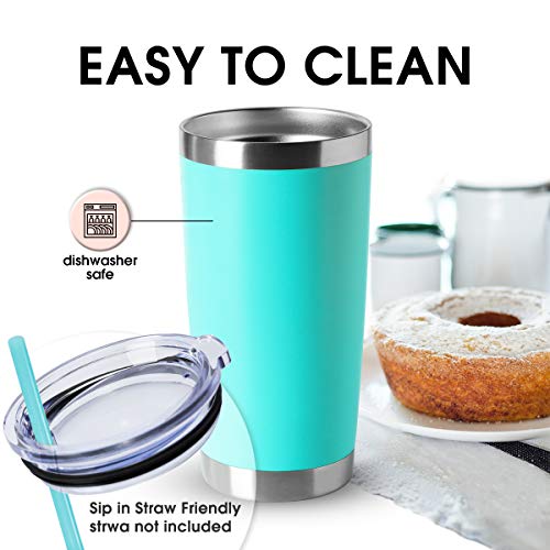 20oz Stainless Steel Tumblers Bulk (4 Count)
