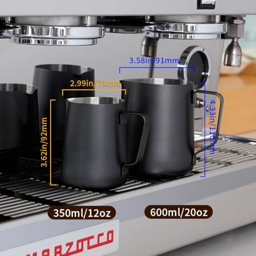 12oz Milk Frothing Pitcher Stainless Steel Espresso Steaming Jug