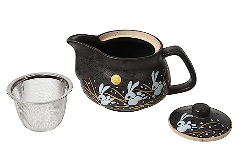 10oz bunny kyusu Rabbit Kutani Yaki