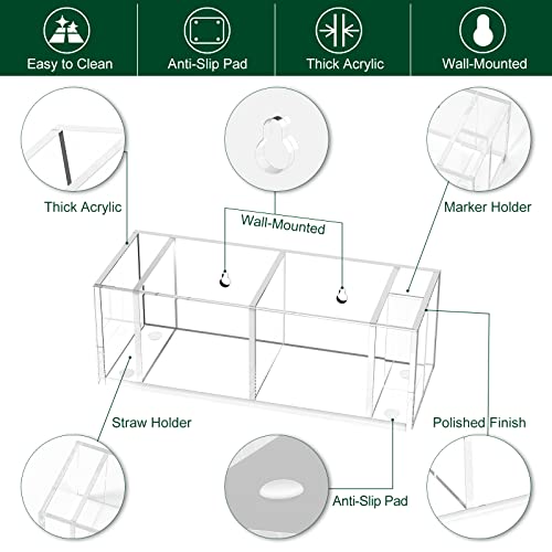 Double Cup Holder with Marker Slot