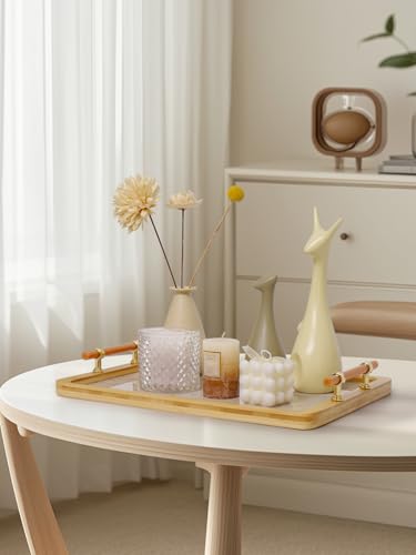 16" x 12" Bamboo Serving Tray with Handles