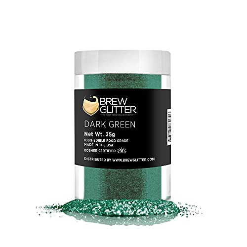 Dark Green BREW GLITTER Edible Glitter For Drinks