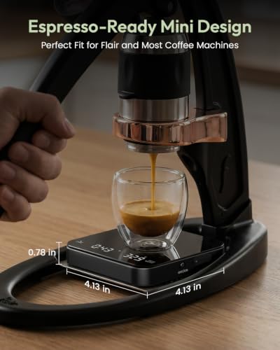 S2 Espresso Coffee Scale with Timer 0.1g Precision Shot Scale
