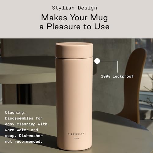 Travel Tea Infuser Mug with Strainer