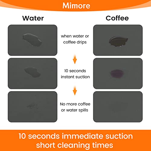 Coffee Mat 16x24 Inch Grey Countertop Mat