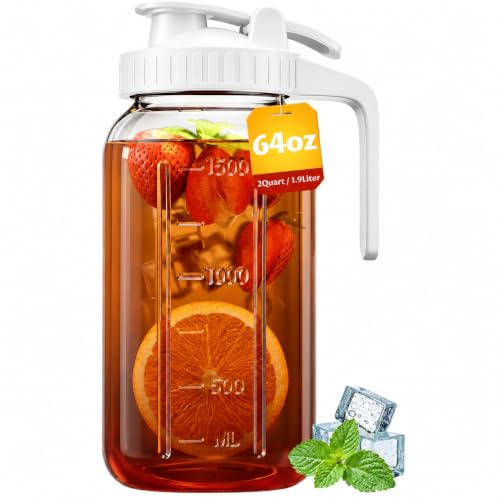 64oz Mason Jar Pitcher