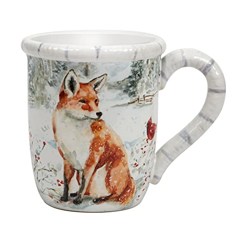 Winter’s Walk Set of 4 Ceramic Mugs (4 Count)