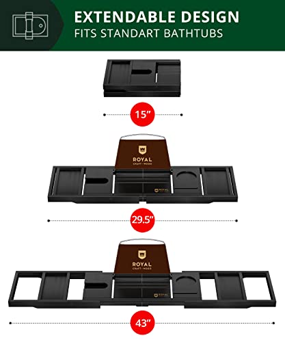 Premium Foldable Bathtub Tray Caddy