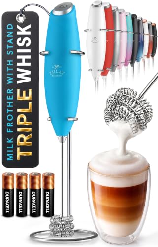 Powerful Milk Frother Wand With Duracell Batteries