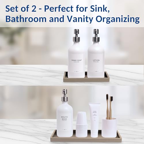 Countertop & Vanity Silicone Tray (2 Count)