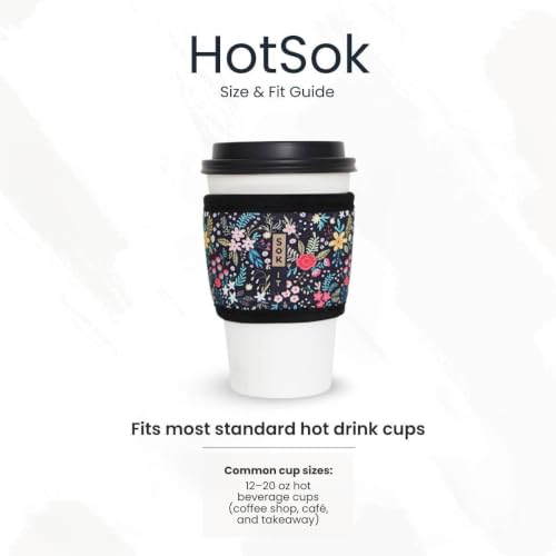 HotSok Coffee & Tea Reusable Insulated Neoprene Cup Sleeve