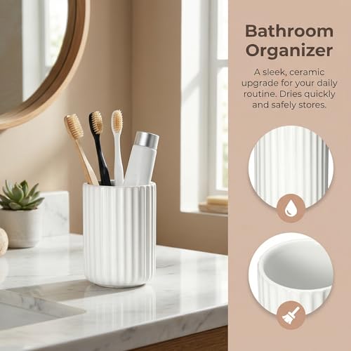 Ceramic Spoon Holder for Coffee Bar