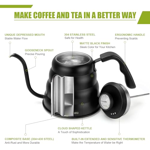 Tea Kettle with Thermometer