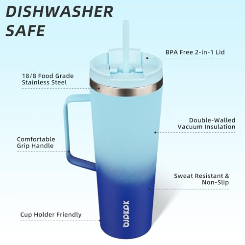 26oz Insulated Tumbler with Handle