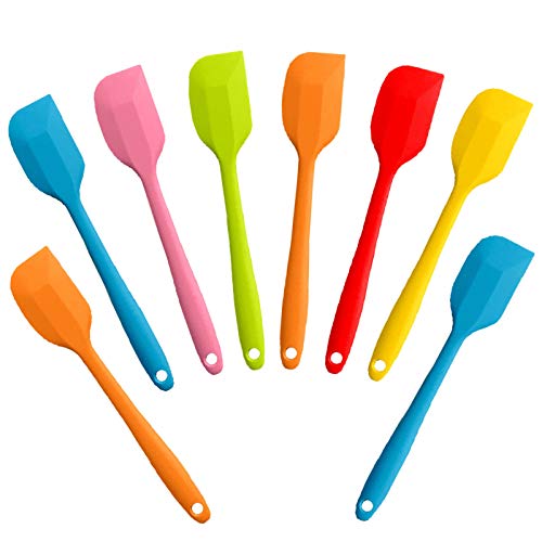 8 Pieces Silicone Spatulas (8 Count)