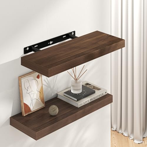Square Floating Shelves for Wall (4 Count)