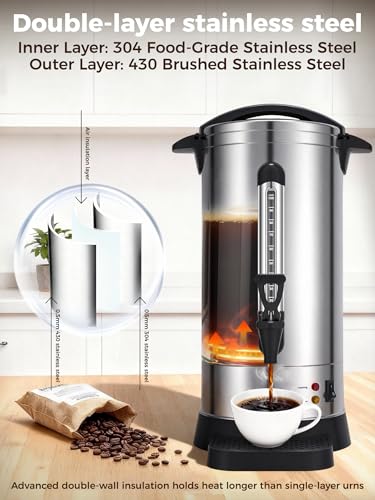 100 Cup Commercial Coffee Urn (100 Count)