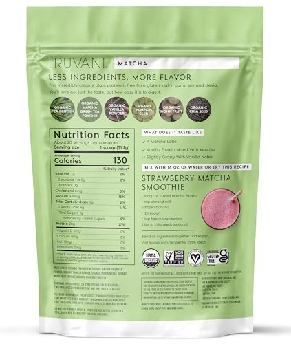 Organic Plant Based Protein Powder (20 Ounce)