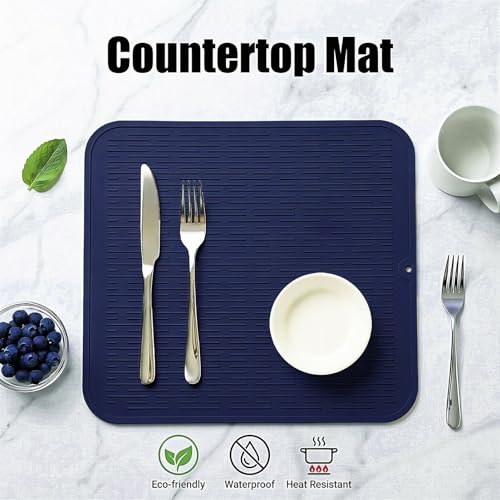 Silicone Dish Drying Mat for Multiple Usage