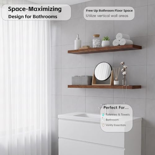 Floating Wall Shelves (2 Count)