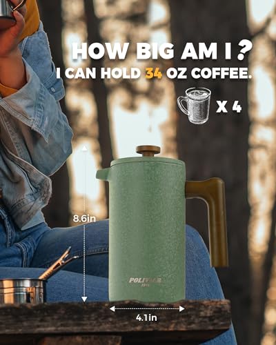 POLIVIAR French Press Coffee Maker