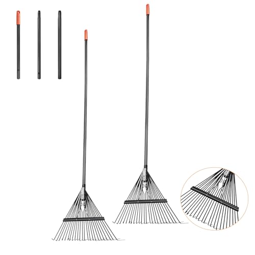 42 HRC Steel Gardening Leaf Rake (2 Count)