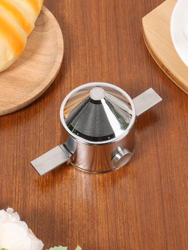 Pour Over Coffee Dripper Stainless Steel Coffee Filter Pour Over Coffee Maker Collapsible Coffee Dripper Cup Cone Filter for Travel Camping