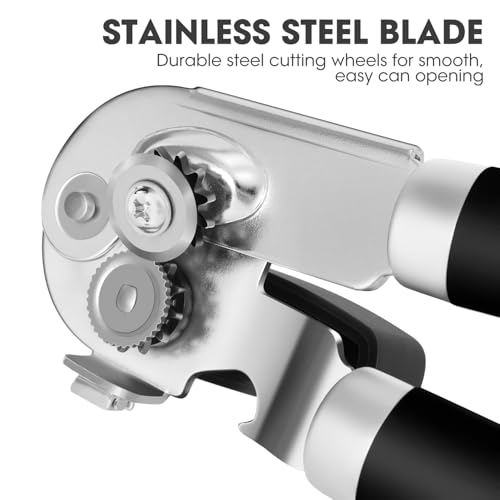 Hand Held Can Opener Manual with Magnet for Home Kitchen