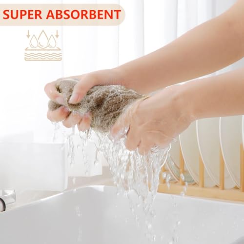 100% Cotton Waffle Weave Kitchen Dish Towels 4 (4 Count)