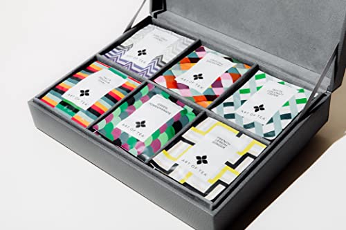 6 Section Leatherette with Assorted Tea bags