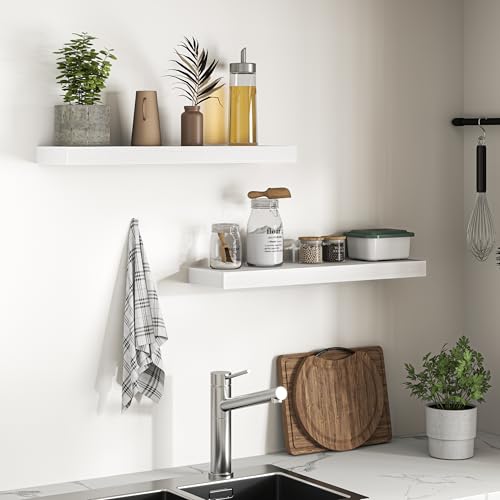 30" Floating Shelves for Wall (2 Count)