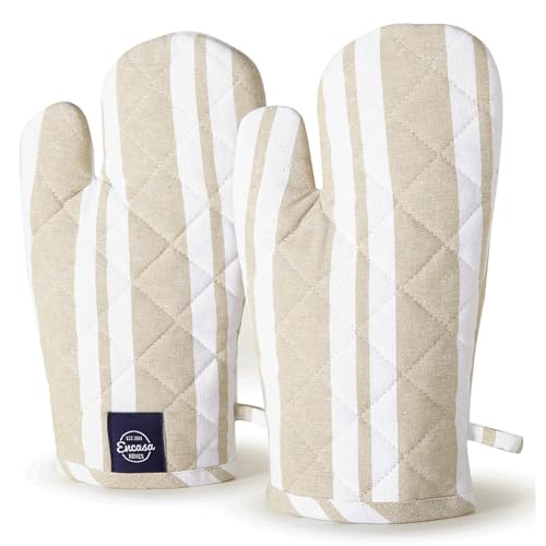 Oven Mitts Heat Resistant Kitchen Gloves (2 count)