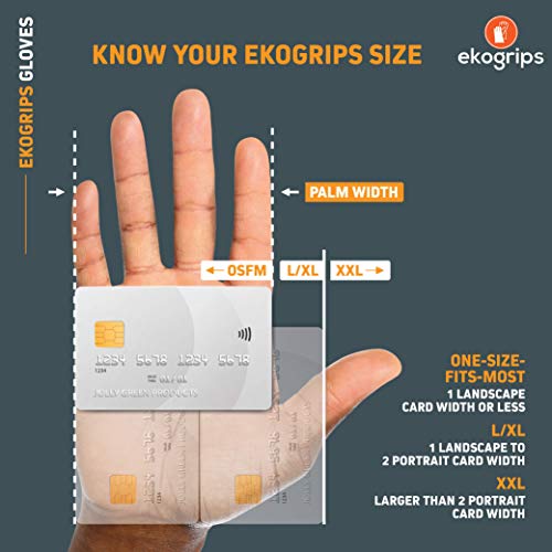 Ekogrips Premium Heat Resistant BBQ Grilling Gloves for Indoor and Outdoor Cooking (2 Count)