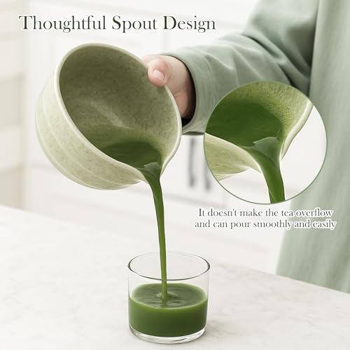 Matcha Set 8 PCS Japanese Matcha Bowl Set with Whisk and Tea Scoop