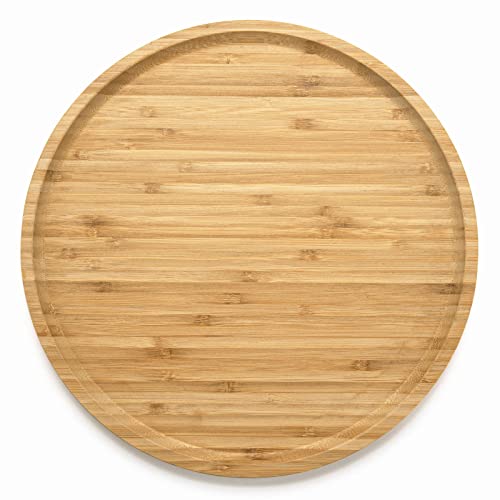 Round Bamboo Tray