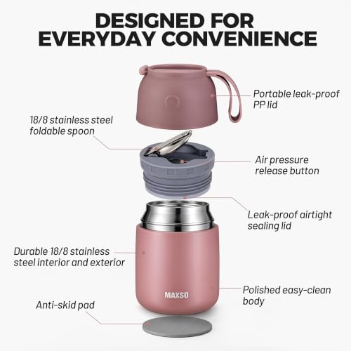 Insulated Thermo Food Jar for Hot & Cold Food for Adult