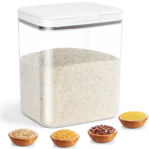 11 Lbs Rice Storage Container 5.8Qt Flour Sugar Containers with Flip