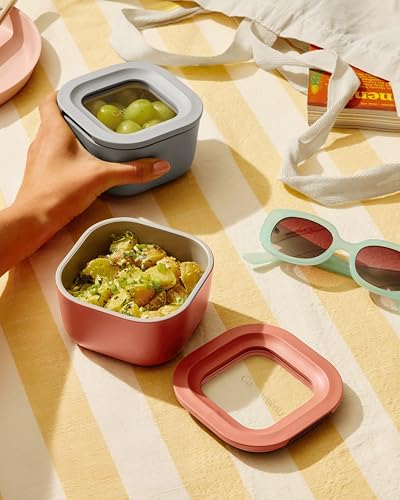 2 Piece Glass Food Storage Container Set (2 Count)