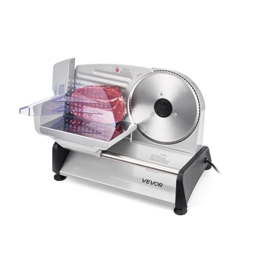 Meat Slicer 7.5 inch 200W Electric Deli Slicer Machine with SUS420 Blade