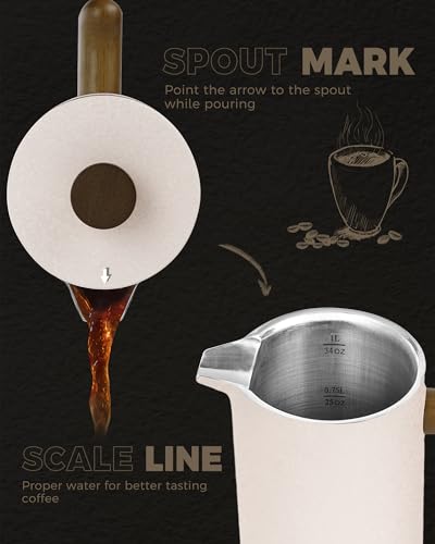 POLIVIAR French Press Coffee Maker