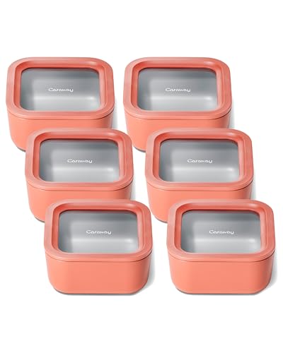 6 Piece Glass Food Storage Container Set (6 Count)