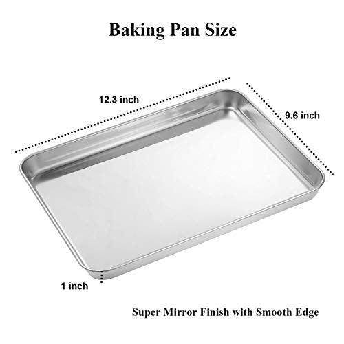 Baking Sheet with Rack Set [2 Sheets + 2 Racks]