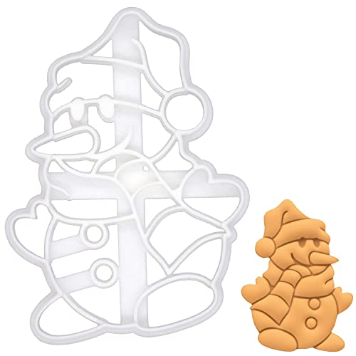 Snowman cookie cutter