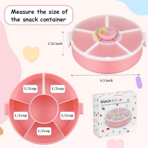 Kids' Rotating Snack Container Set