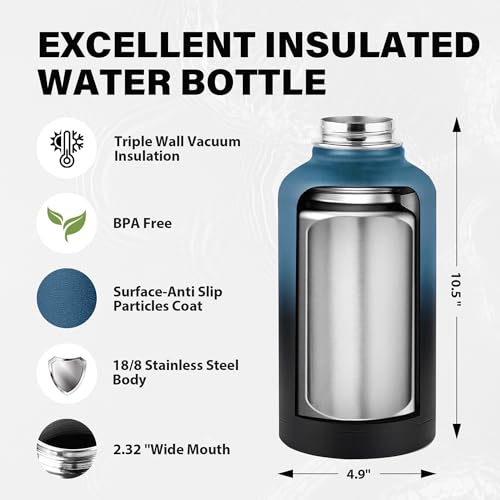Insulated Water Bottle 64 oz