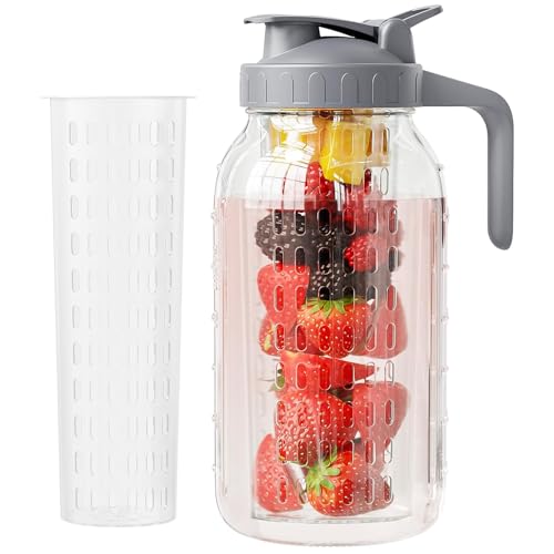 Glass Mason Jar Pitcher